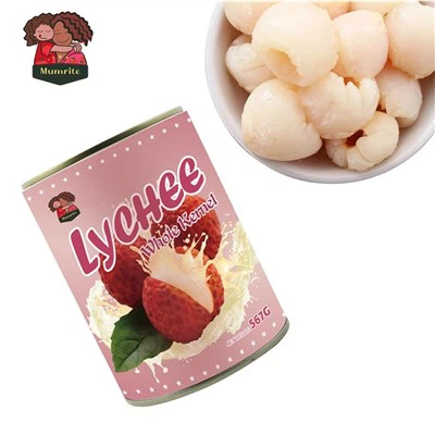 Lichi enlatado en almíbar